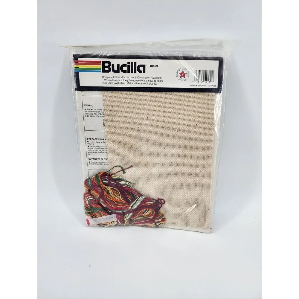 Bucilla Fresh From The Garden Counted Cross Stitch‎ Kit 40159 Vintage 8x10 Fruit